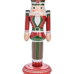 705 funboy novelty metallic Christmas Inflatable Nutcracker with Base